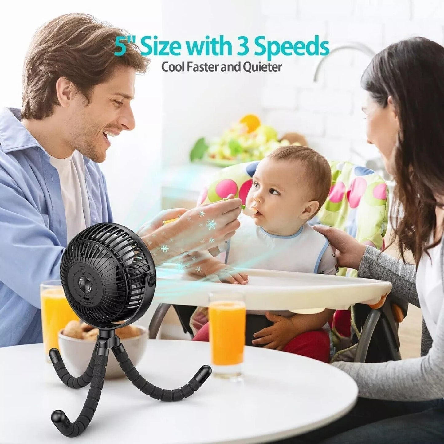 Neckband Fan Bladeless Lazy Neck Hanging Cooler USB Rechargeable Portable Fan UK