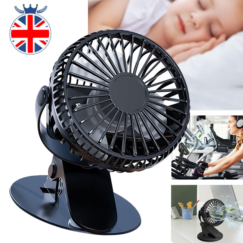 Neckband Fan Bladeless Lazy Neck Hanging Cooler USB Rechargeable Portable Fan UK