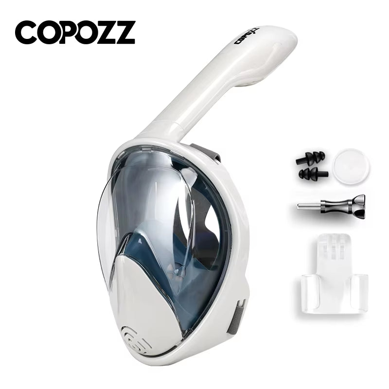 Professional Snorkeling Diving Mask Underwater Scuba Full Face Snorkel Mask anti Fog Goggles for Adult Swimming Equipment