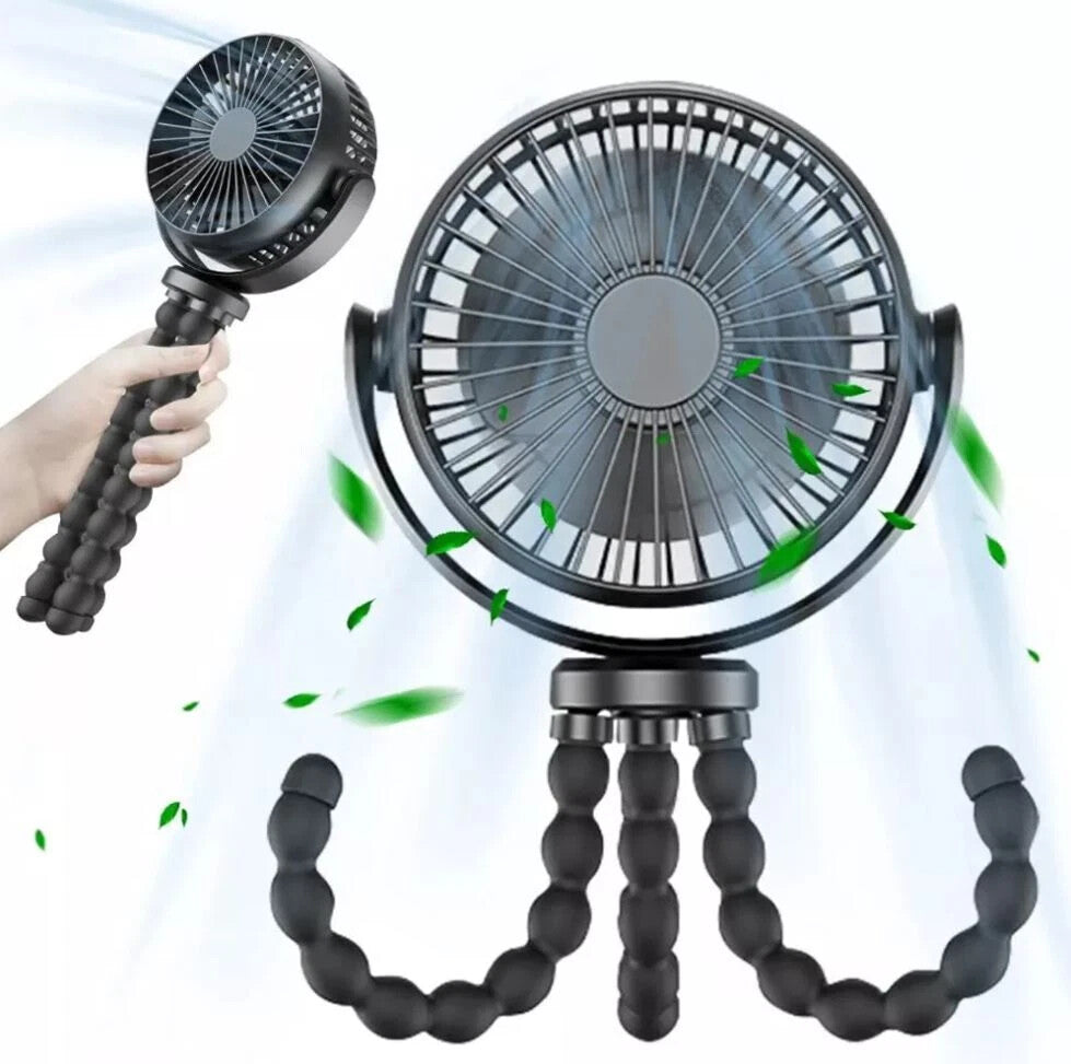 Neckband Fan Bladeless Lazy Neck Hanging Cooler USB Rechargeable Portable Fan UK