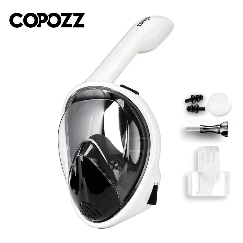 Professional Snorkeling Diving Mask Underwater Scuba Full Face Snorkel Mask anti Fog Goggles for Adult Swimming Equipment
