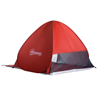 Beach Tent Instant Camping Portable Pop up Automatic Carry Case Blue Hiking