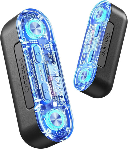 OCOOPA UT2S Rechargeable Magnetic Hand Warmers - Dual 5000mAh Units with 4 Adjustable Heat Settings, Rapid 2-Second Heating, and USB-C Power Bank Functionality for Outdoor and Gaming Enthusiasts