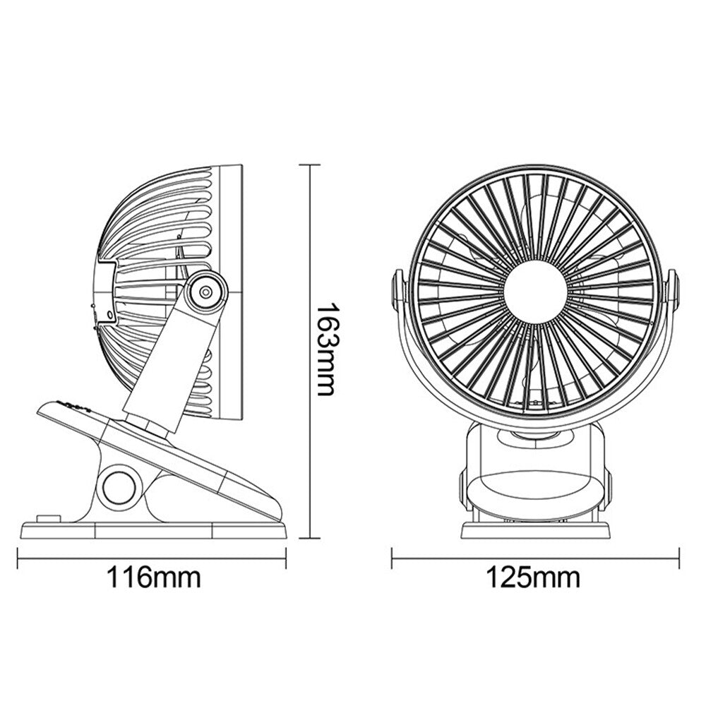 Neckband Fan Bladeless Lazy Neck Hanging Cooler USB Rechargeable Portable Fan UK