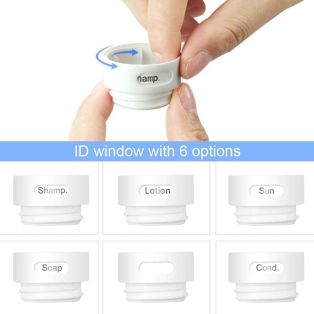 Travel Bottles Set,  TSA Approved Leak Proof Travel Accessories Silicone Cosmetic Makeup Liquid Travel Containers Tubes Pots with Label for Shampoo, Conditioner, Lotion, Toiletries (10 Pcs)