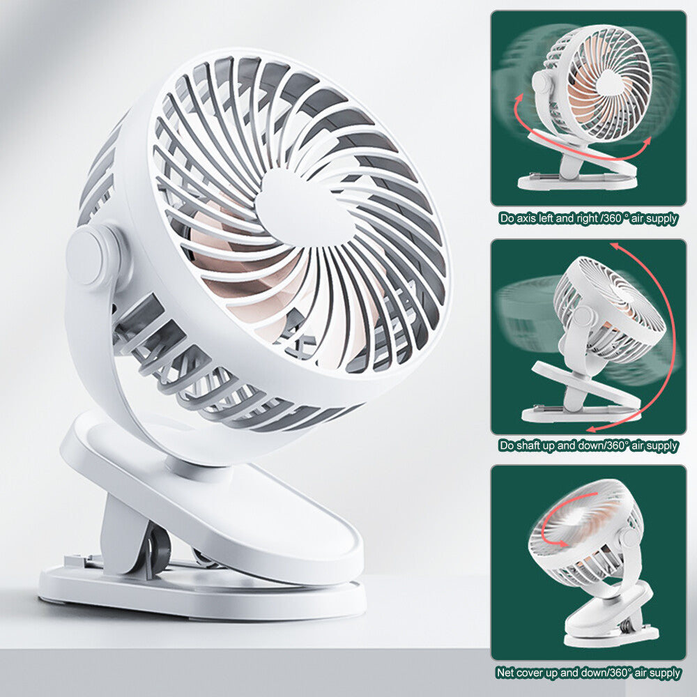 Neckband Fan Bladeless Lazy Neck Hanging Cooler USB Rechargeable Portable Fan UK