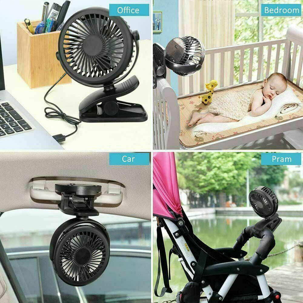 Neckband Fan Bladeless Lazy Neck Hanging Cooler USB Rechargeable Portable Fan UK