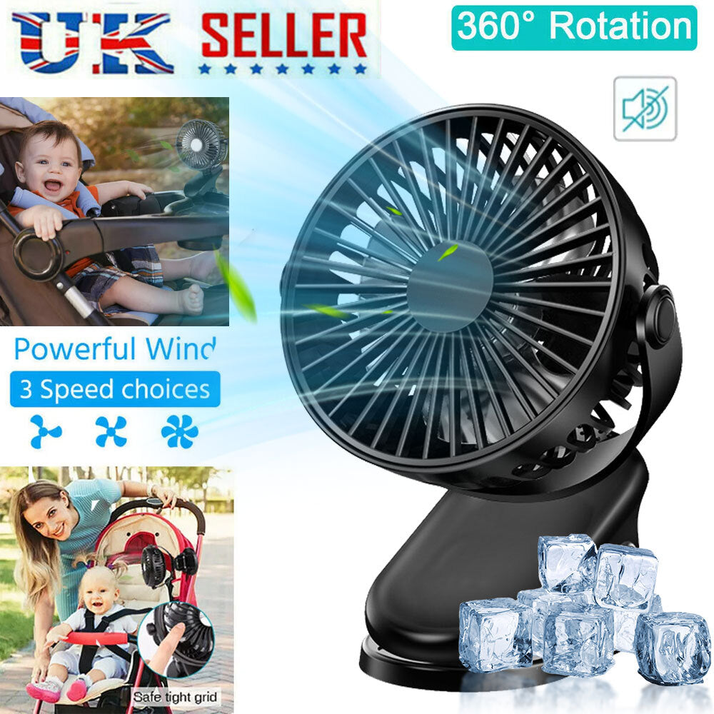 Neckband Fan Bladeless Lazy Neck Hanging Cooler USB Rechargeable Portable Fan UK