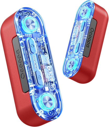 OCOOPA UT2S Rechargeable Magnetic Hand Warmers - Dual 5000mAh Units with 4 Adjustable Heat Settings, Rapid 2-Second Heating, and USB-C Power Bank Functionality for Outdoor and Gaming Enthusiasts