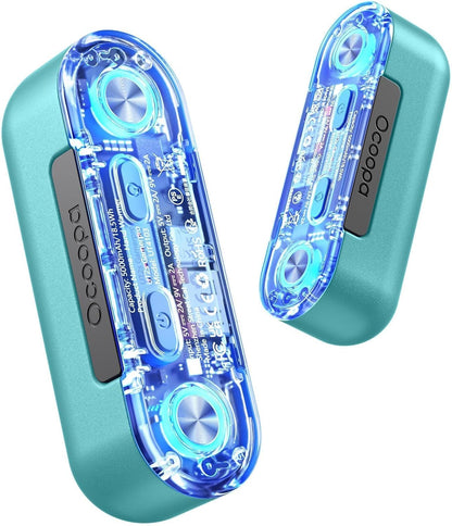OCOOPA UT2S Rechargeable Magnetic Hand Warmers - Dual 5000mAh Units with 4 Adjustable Heat Settings, Rapid 2-Second Heating, and USB-C Power Bank Functionality for Outdoor and Gaming Enthusiasts