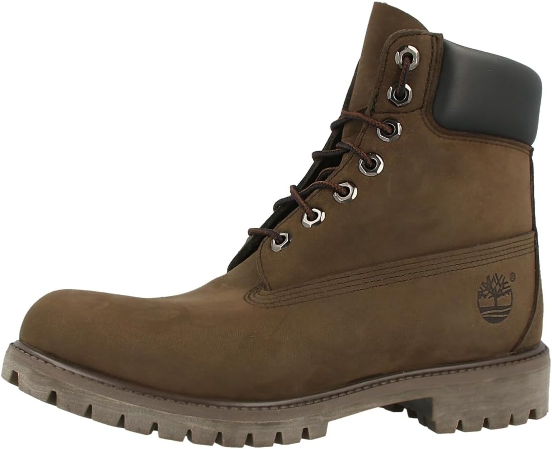 Men's 6-Inch Premium Waterproof Lace-Up Boots - Rugged Durability Meets Modern Comfort