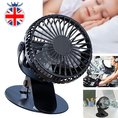 Neckband Fan Bladeless Lazy Neck Hanging Cooler USB Rechargeable Portable Fan UK