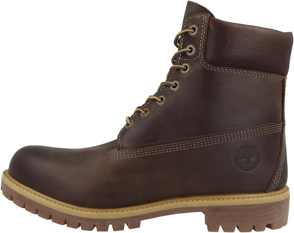 Men's 6-Inch Premium Waterproof Lace-Up Boots - Rugged Durability Meets Modern Comfort