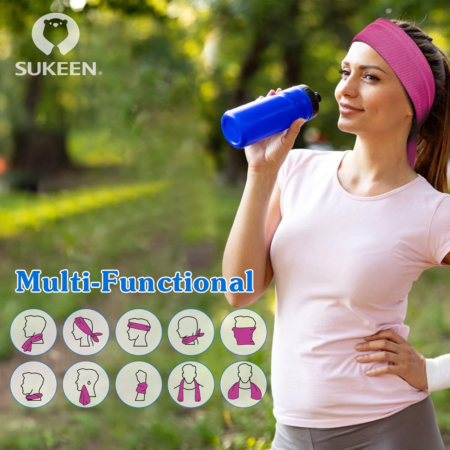 Stay Cool This Summer with Our 4 Pack of Microfiber Cooling Towels - Perfect for Sports, Yoga, and Outdoor Adventures!
