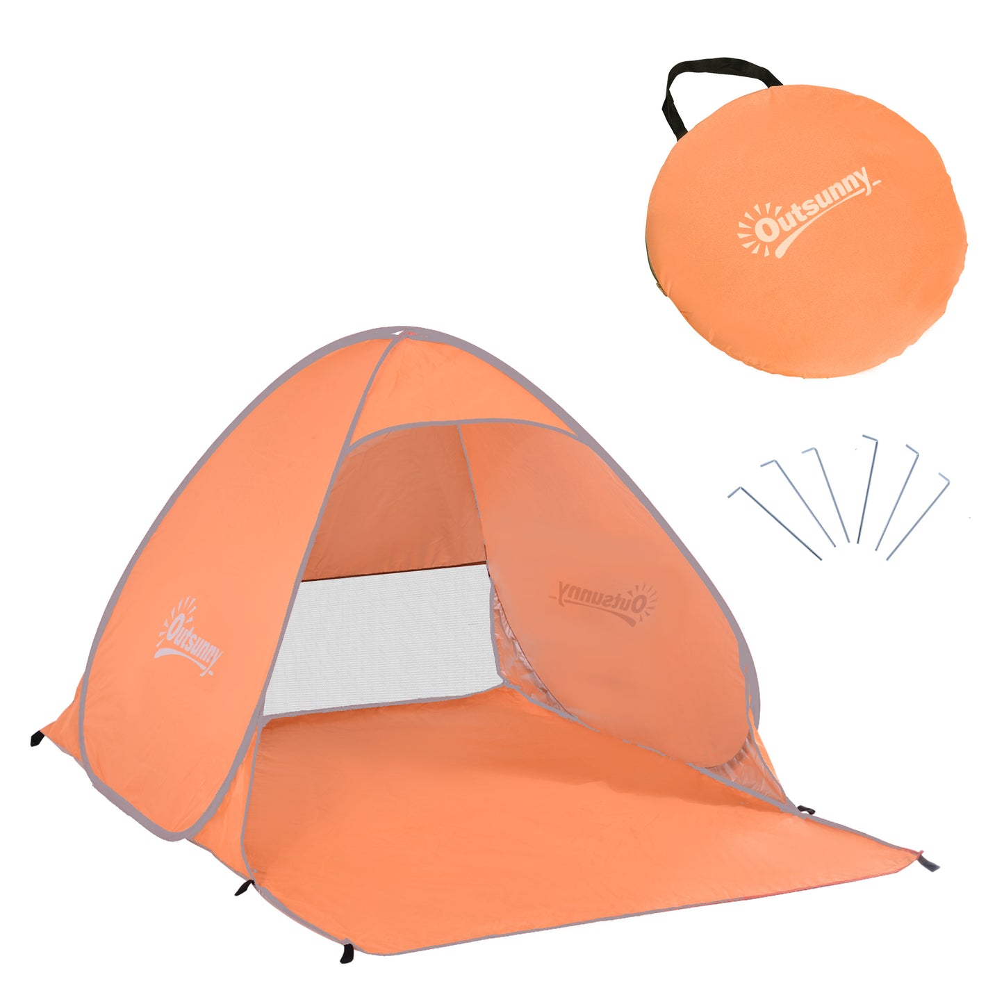 Beach Tent Instant Camping Portable Pop up Automatic Carry Case Blue Hiking