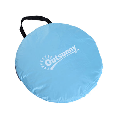 Beach Tent Instant Camping Portable Pop up Automatic Carry Case Blue Hiking