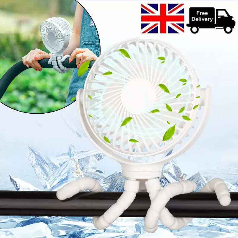 Neckband Fan Bladeless Lazy Neck Hanging Cooler USB Rechargeable Portable Fan UK