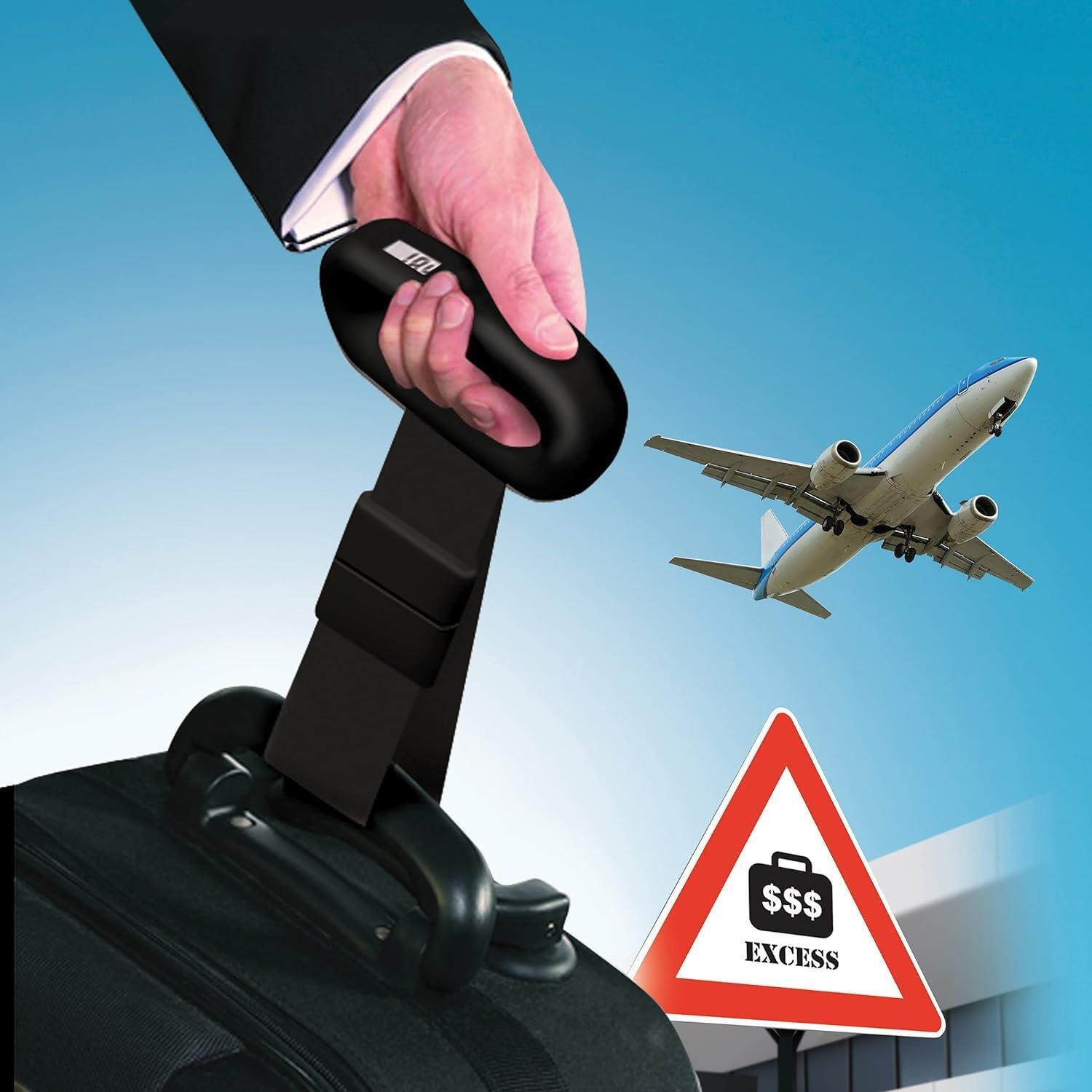 Salter Digital Travel Portable Handheld Weighing Luggage Scales Suitcase Bag