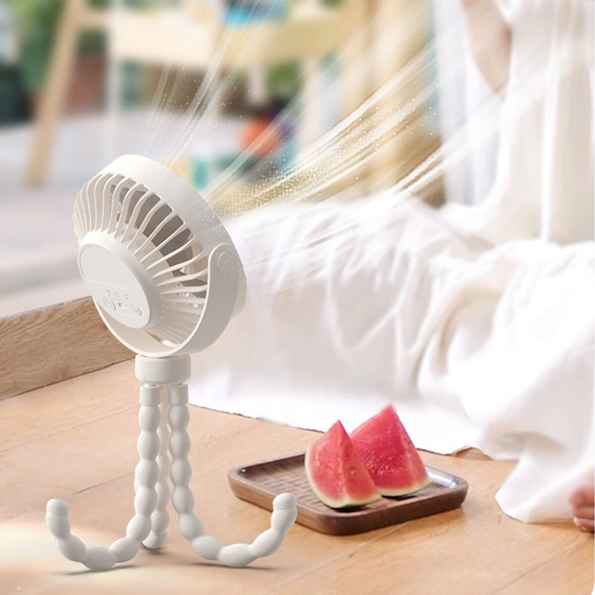 Neckband Fan Bladeless Lazy Neck Hanging Cooler USB Rechargeable Portable Fan UK