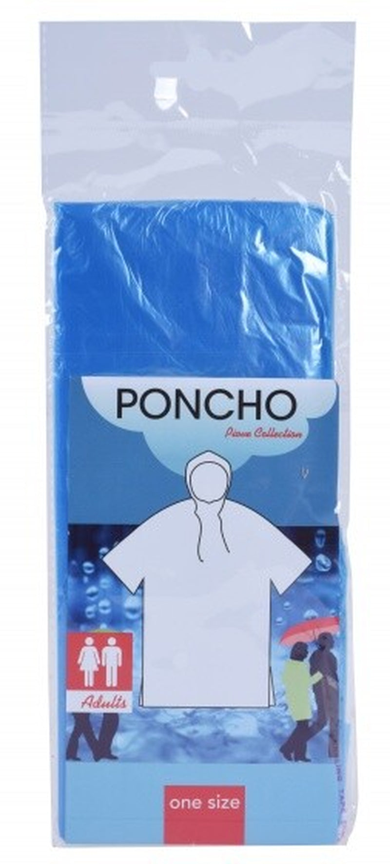 Waterproof Clear Rain Poncho Adult and Kids Disposable Emergency Camping Hiking