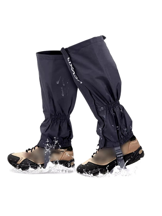 Lixada Gaiters Outdoor Skiing Camping Hiking Climbing Waterproof Snow Legging Windproof Teekking Desert Snow Boots Shoe Cover