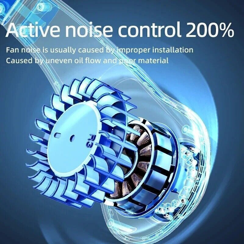 Neckband Fan Bladeless Lazy Neck Hanging Cooler USB Rechargeable Portable Fan UK