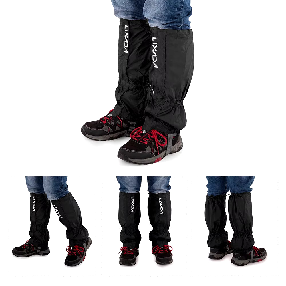 Lixada Gaiters Outdoor Skiing Camping Hiking Climbing Waterproof Snow Legging Windproof Teekking Desert Snow Boots Shoe Cover