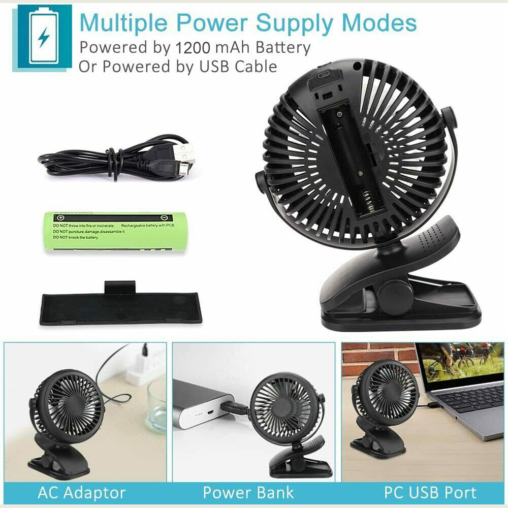 Neckband Fan Bladeless Lazy Neck Hanging Cooler USB Rechargeable Portable Fan UK