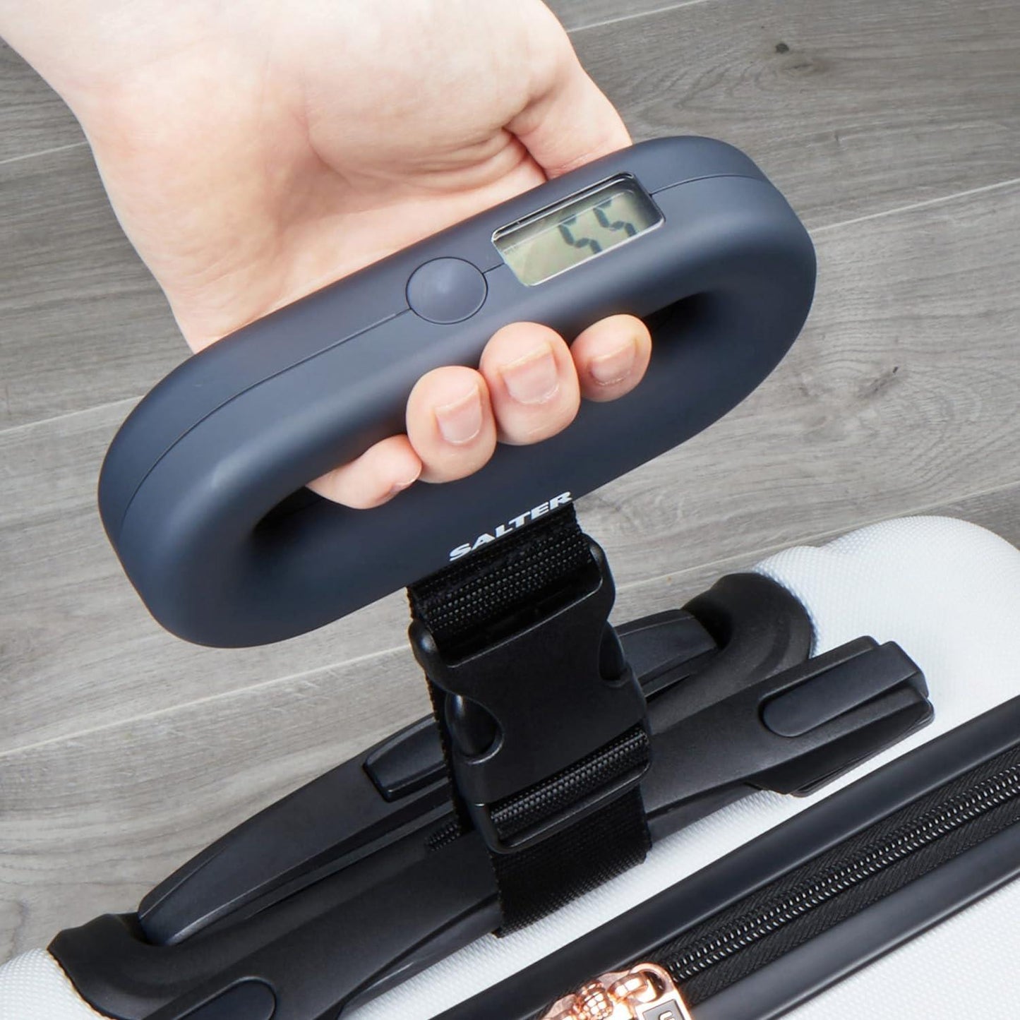 Salter Digital Travel Portable Handheld Weighing Luggage Scales Suitcase Bag