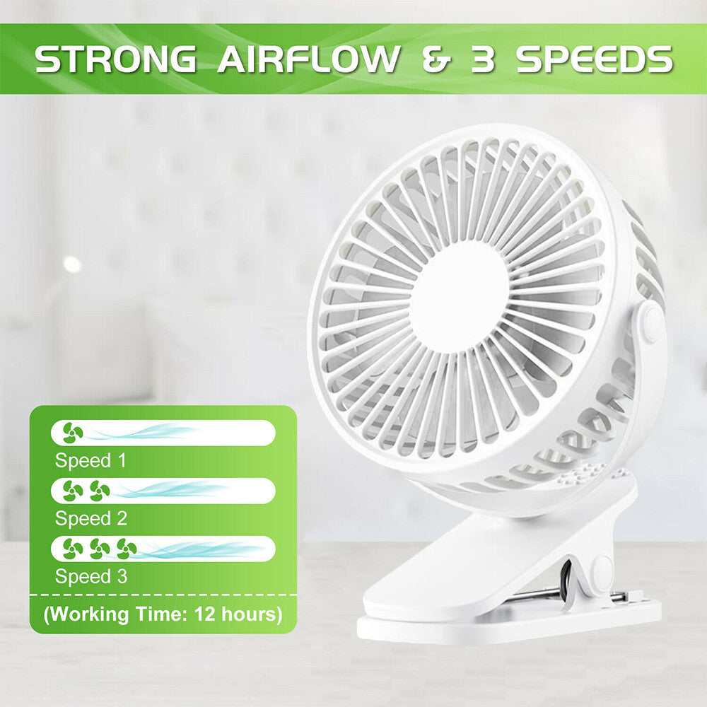 Neckband Fan Bladeless Lazy Neck Hanging Cooler USB Rechargeable Portable Fan UK
