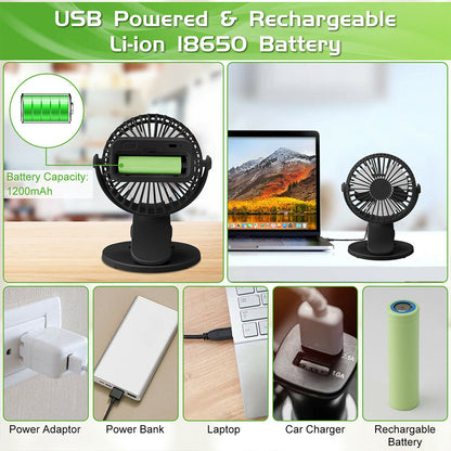 Neckband Fan Bladeless Lazy Neck Hanging Cooler USB Rechargeable Portable Fan UK