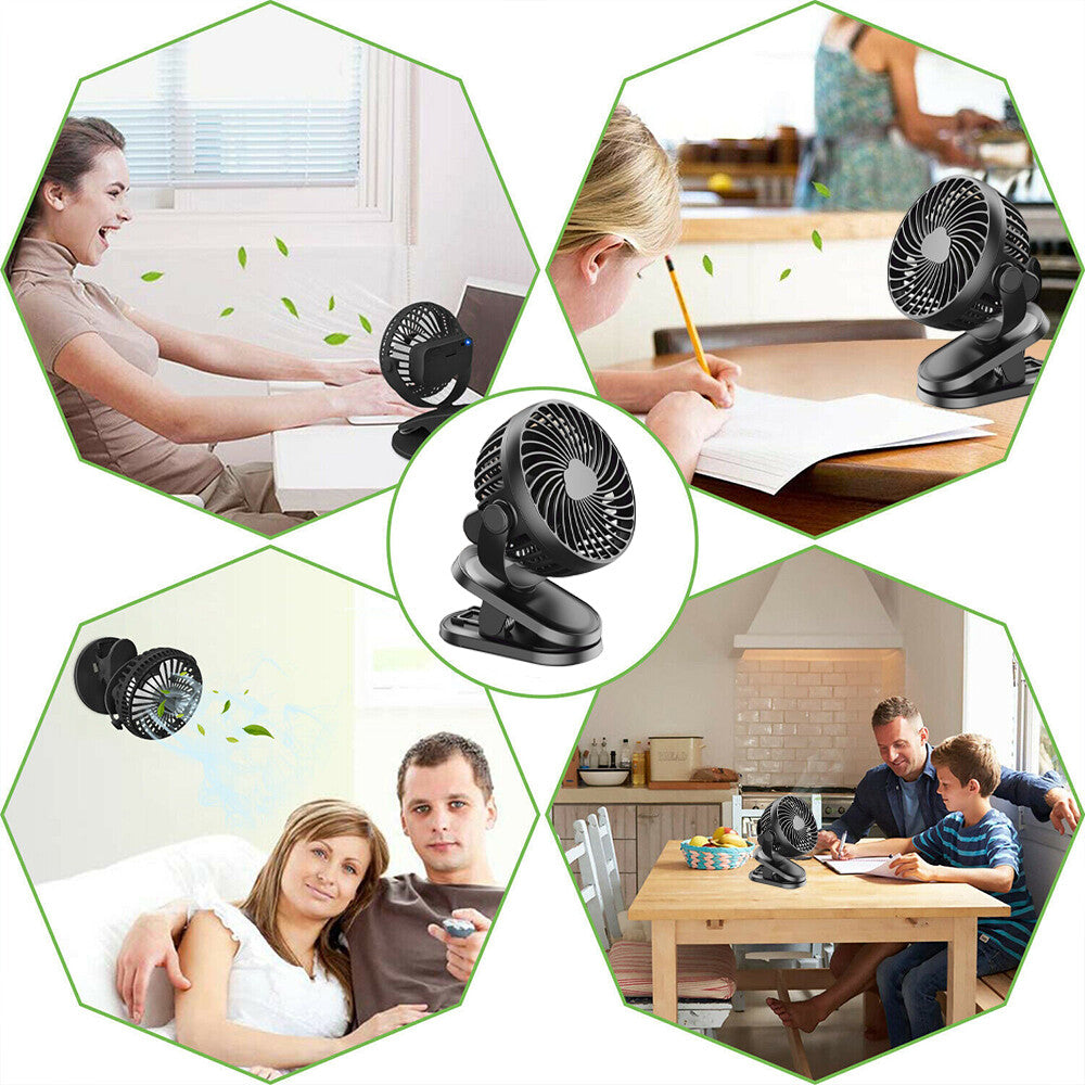 Neckband Fan Bladeless Lazy Neck Hanging Cooler USB Rechargeable Portable Fan UK